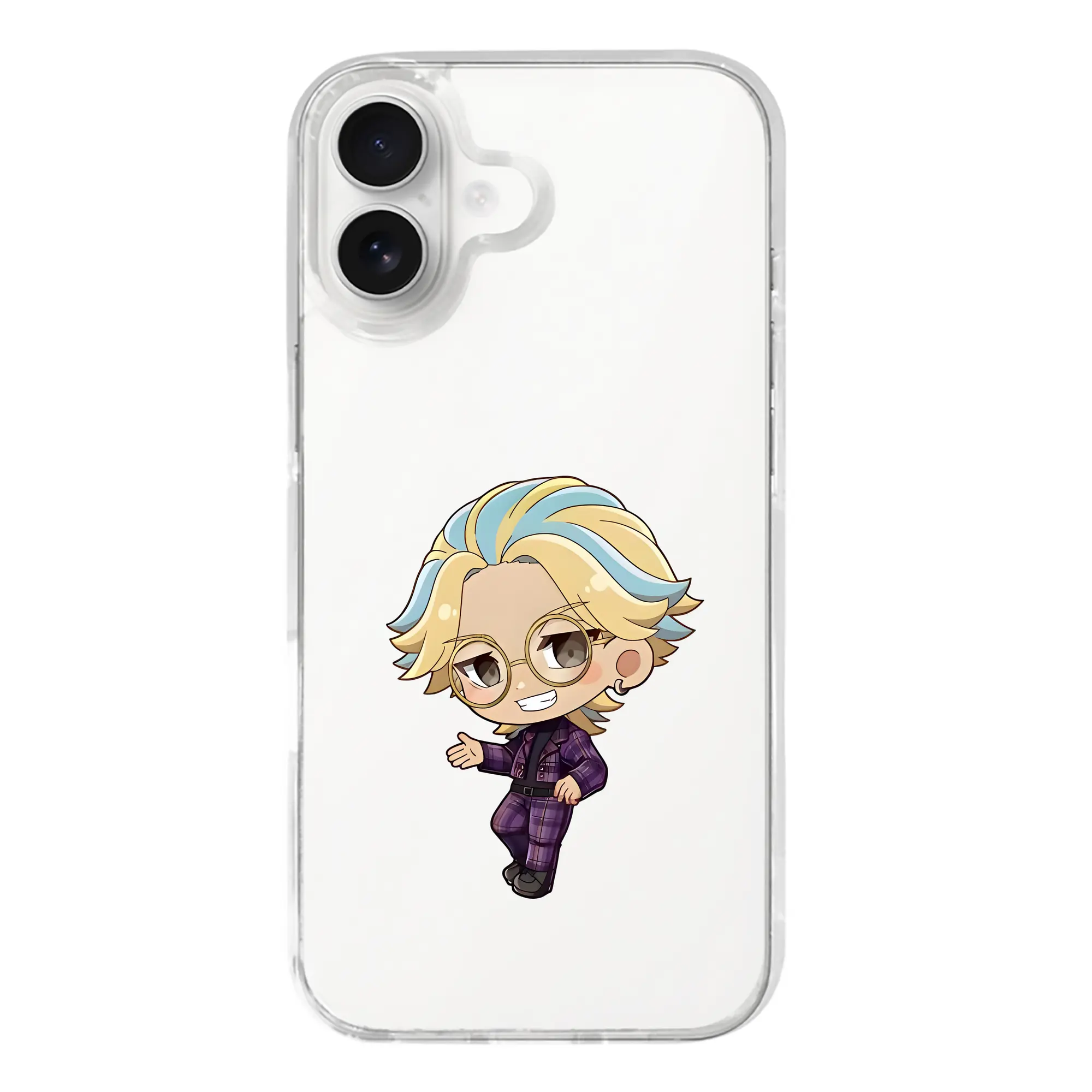 東京リベンジャーズ グッズ,灰谷竜胆 - iPhone 17シリーズ 透明スマホケース – 薄型・耐衝撃・精密フィット保護カバー